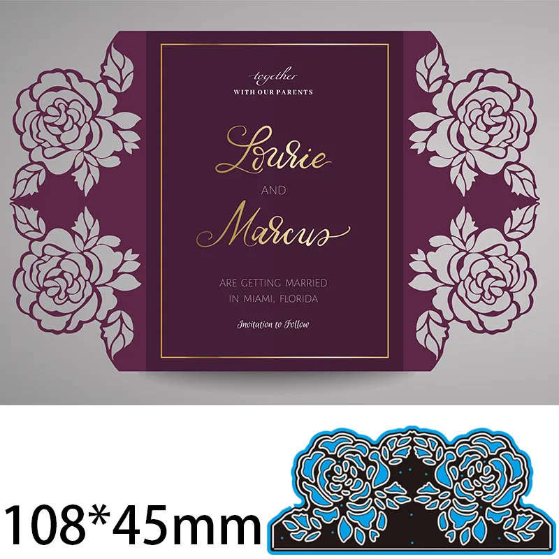Rose Love Flowers Metal Cutting Dies Card Embossing Molds DIY Paper Art Carbon Steel Etching Lace Scrapbooking Craft Postcard
Rose Love Flowers Metal Cutting Dies Card Embossing Molds DIY Paper Art Carbon Steel Etching Lace Scrapbooking Craft Postcard