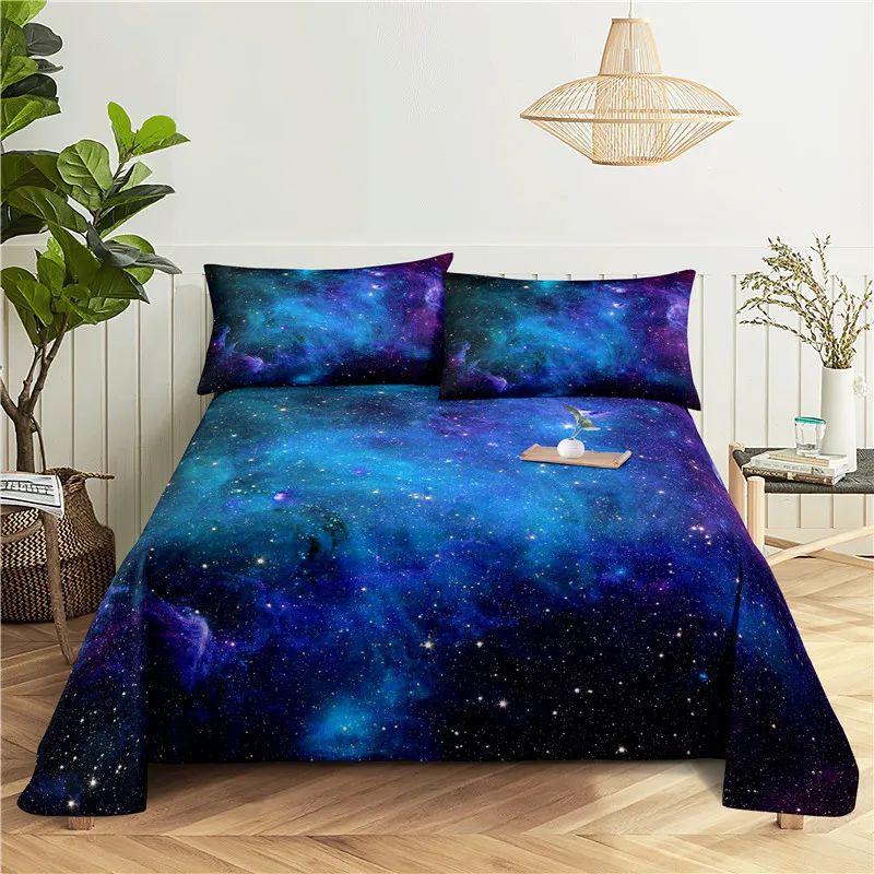 Starry Universe 0.9/1.2/1.5/1.8/2.0m Digital Printing Polyester Bed Flat Sheet With Pillowcase Print Bedding Set
Starry Universe 0.9/1.2/1.5/1.8/2.0m Digital Printing Polyester Bed Flat Sheet With Pillowcase Print Bedding Set