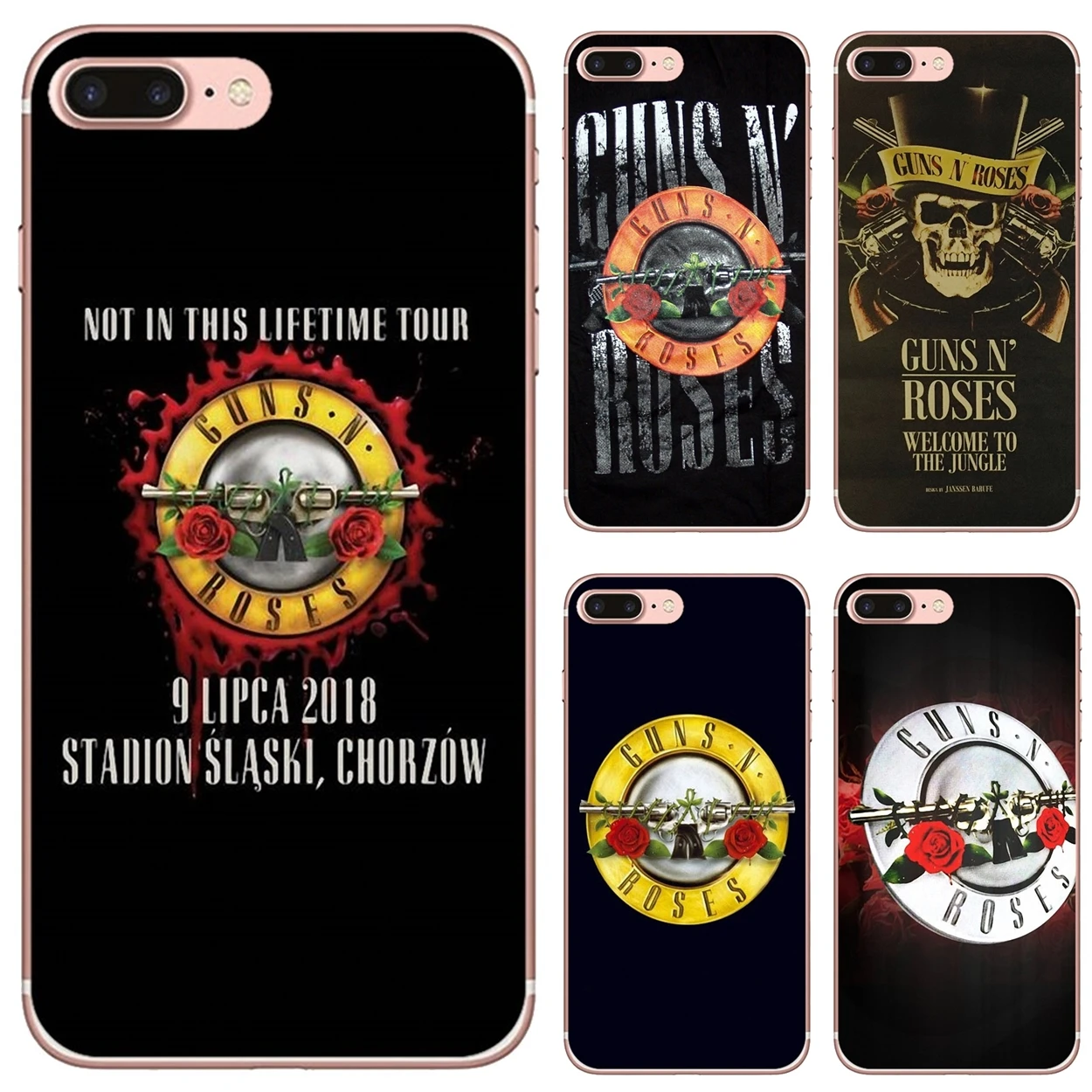 

Soft Cases Cover guns n roses Music Bank For iPhone 10 11 12 13 Mini Pro 4S 5S SE 5C 6 6S 7 8 X XR XS Plus Max 2020