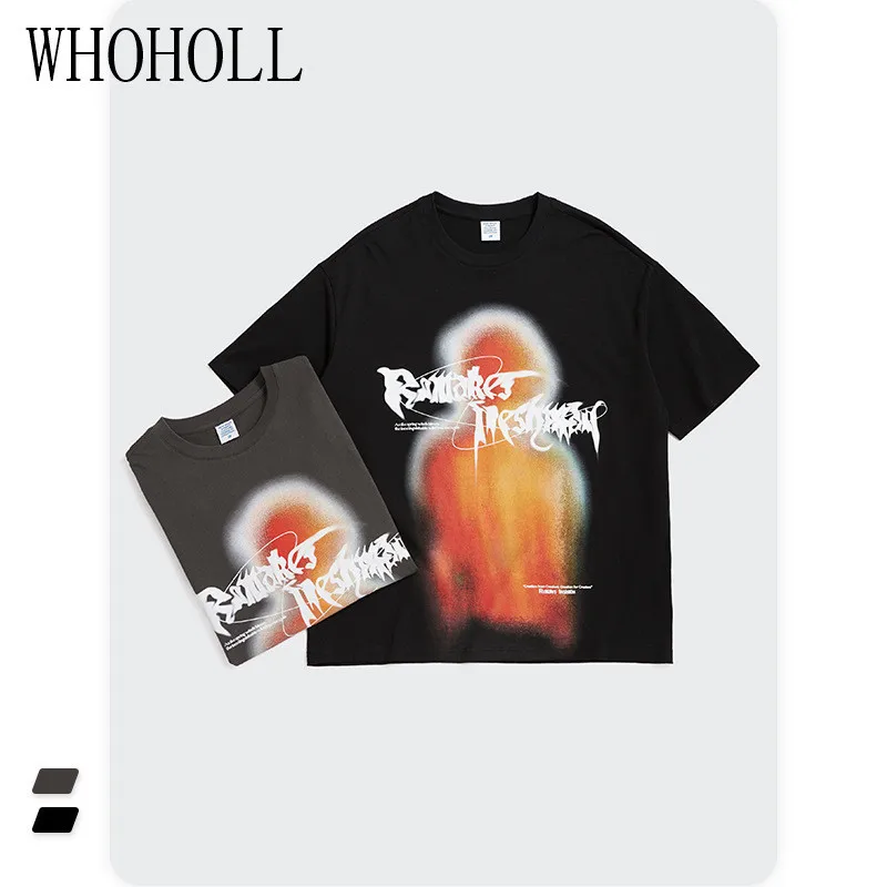 WHOHOLL Men's T-shirt 2021 Summer Fashion Brand Abstract Graffiti Dark Print Men's Loose Short Sleeve T-shirt tops tee
WHOHOLL Men's T-shirt 2021 Summer Fashion Brand Abstract Graffiti Dark Print Men's Loose Short Sleeve T-shirt tops tee