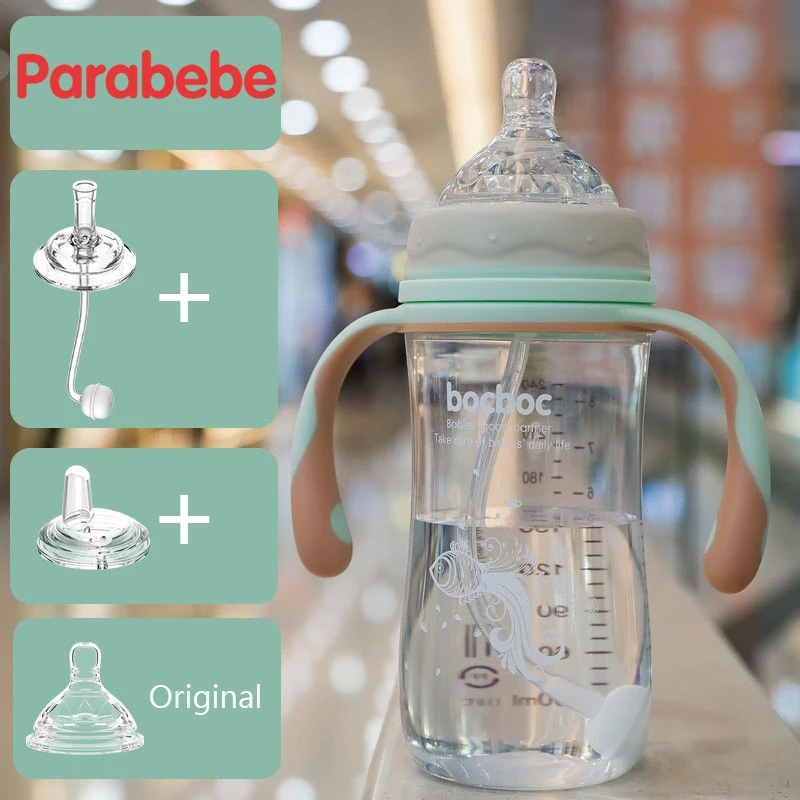 Детская бутылочка для кормления 3 в 1, без БФА, детская бутылочка, широкая чашка для воды с утконосом, детская кормушка с силиконовой соломинк...
Детская бутылочка для кормления 3 в 1, без БФА, детская бутылочка, широкая чашка для воды с утконосом, детская кормушка с силиконовой соломинк...