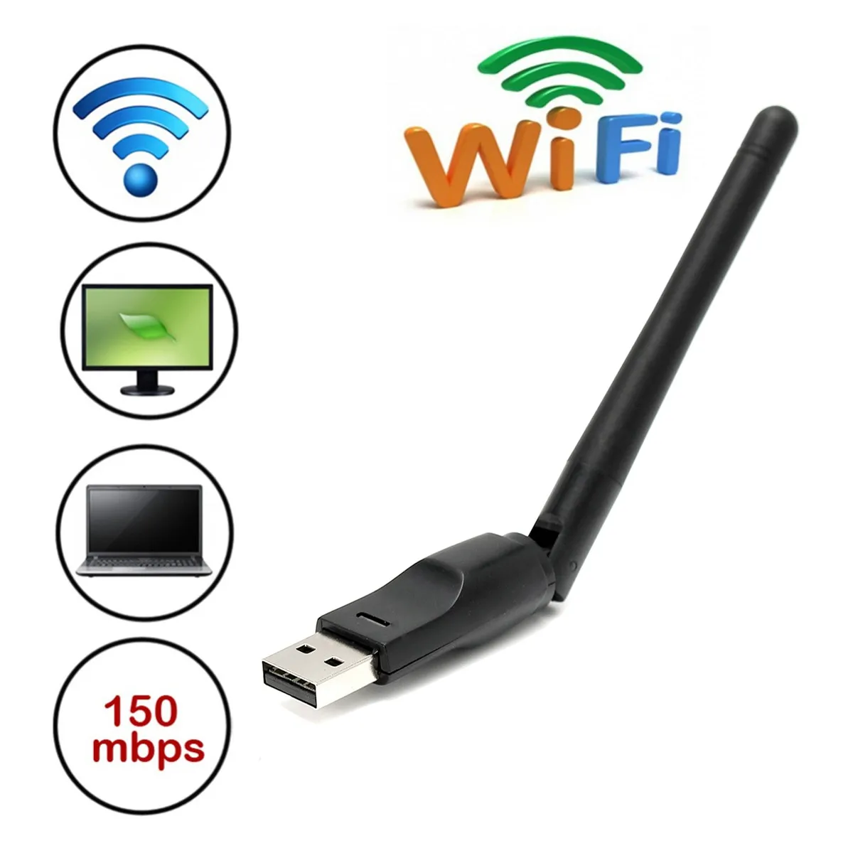 Портативный USB беспроводной LAN адаптер с антенной 150 Мбит/с WiFi адаптер ключа антенны для MAG250-254 ТВ коробка черный
Портативный USB беспроводной LAN адаптер с антенной 150 Мбит/с WiFi адаптер ключа антенны для MAG250-254 ТВ коробка черный