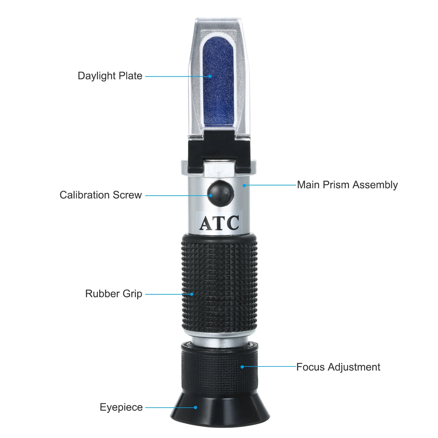 Salinity Refractometer Handheld Seawater Hydrometers Optical Salinity Tester Portable ATC Refractometer
Salinity Refractometer Handheld Seawater Hydrometers Optical Salinity Tester Portable ATC Refractometer