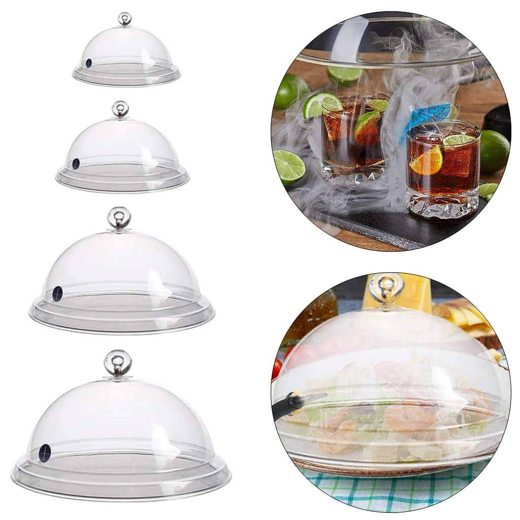 16/21.5/26/31.5cm Portable Hand-held Transparent Acrylic Smoking Gun Cloche Lid Cover for Smoking Infusion Smoker Gun Plates
16/21.5/26/31.5cm Portable Hand-held Transparent Acrylic Smoking Gun Cloche Lid Cover for Smoking Infusion Smoker Gun Plates