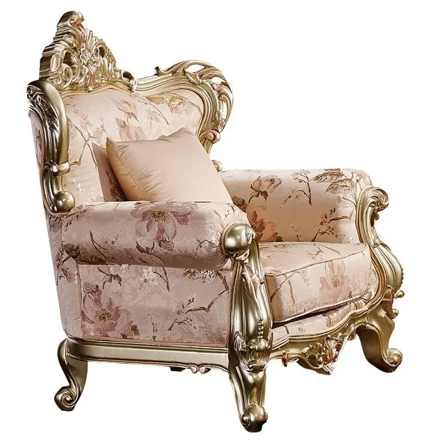 Antique Classic style Elegant Sofa set for Living Room Carved Wood Golden Sofa in Italian Style for Living Room Furniture
Antique Classic style Elegant Sofa set for Living Room Carved Wood Golden Sofa in Italian Style for Living Room Furniture