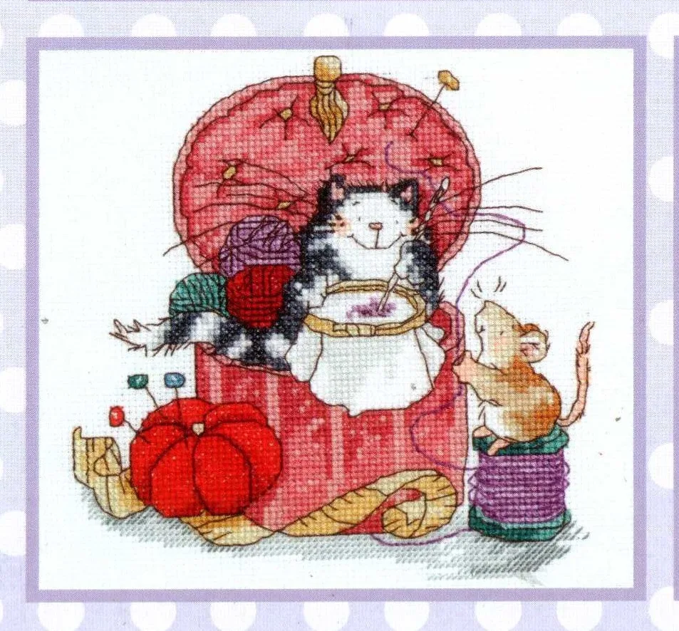 Cat and Mouse Series-Embroidery 25-26 Counted Cross Stitch 18CT DIY Chinese Cross Stitch Kits Embroidery Needlework Sets
Cat and Mouse Series-Embroidery 25-26 Counted Cross Stitch 18CT DIY Chinese Cross Stitch Kits Embroidery Needlework Sets