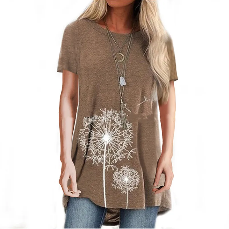 Hot Floral Print Short Sleeve Women T-shirt 2020 New Summer Female Tee shirts Streetwear Loose Casual Plus Size Women Clothing
Hot Floral Print Short Sleeve Women T-shirt 2020 New Summer Female Tee shirts Streetwear Loose Casual Plus Size Women Clothing