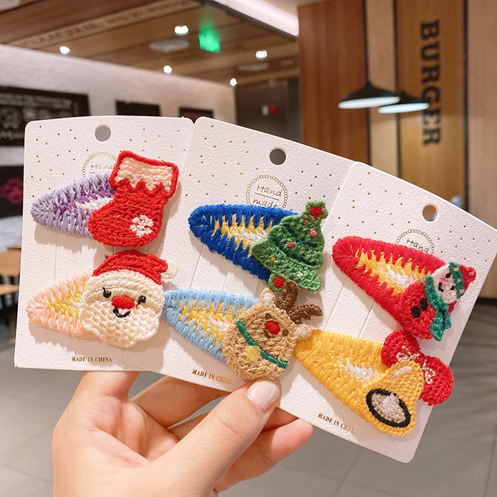 Soft Knitted Elk Snowman Pattern Headwear Children Christmas Decoration Girl Cartoon Christmas Tree Top Clip Side Clip Hairpin
Soft Knitted Elk Snowman Pattern Headwear Children Christmas Decoration Girl Cartoon Christmas Tree Top Clip Side Clip Hairpin