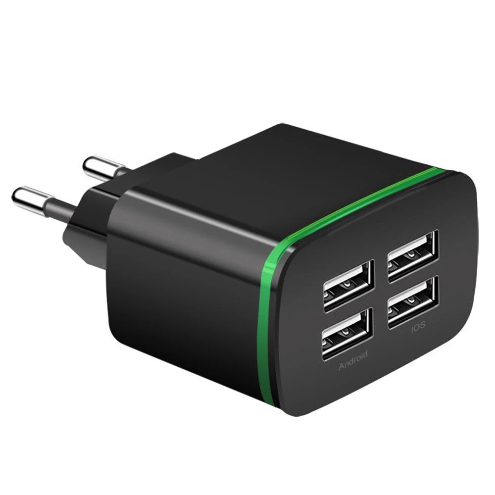 4 Port USB Quick Charge Mobile Phone Charger 5V 4A EU Plug Wall Fast Charging For IPhone Samsung Xiaomi Mi Huawei Mobile Phone
4 Port USB Quick Charge Mobile Phone Charger 5V 4A EU Plug Wall Fast Charging For IPhone Samsung Xiaomi Mi Huawei Mobile Phone