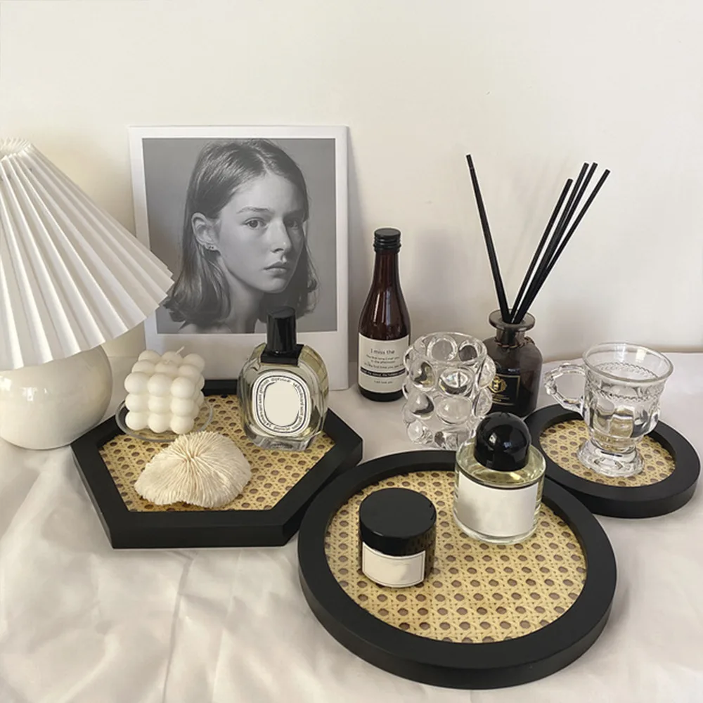 Handcrafted Wood Grain Rattan Tray Desktop Organizer Retro Decoration Accessories Storage Tray Nordic Style Kitchen Home Storage
Handcrafted Wood Grain Rattan Tray Desktop Organizer Retro Decoration Accessories Storage Tray Nordic Style Kitchen Home Storage