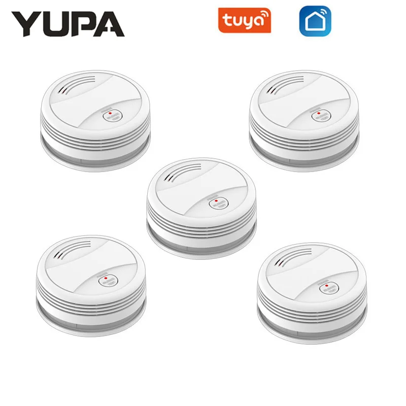 YUPA Tuya WIFI Fire Smoke Detector Security Alarm System For Garden Smoke House Home Office SmartLife APP Control Fire Alarm
YUPA Tuya WIFI Fire Smoke Detector Security Alarm System For Garden Smoke House Home Office SmartLife APP Control Fire Alarm