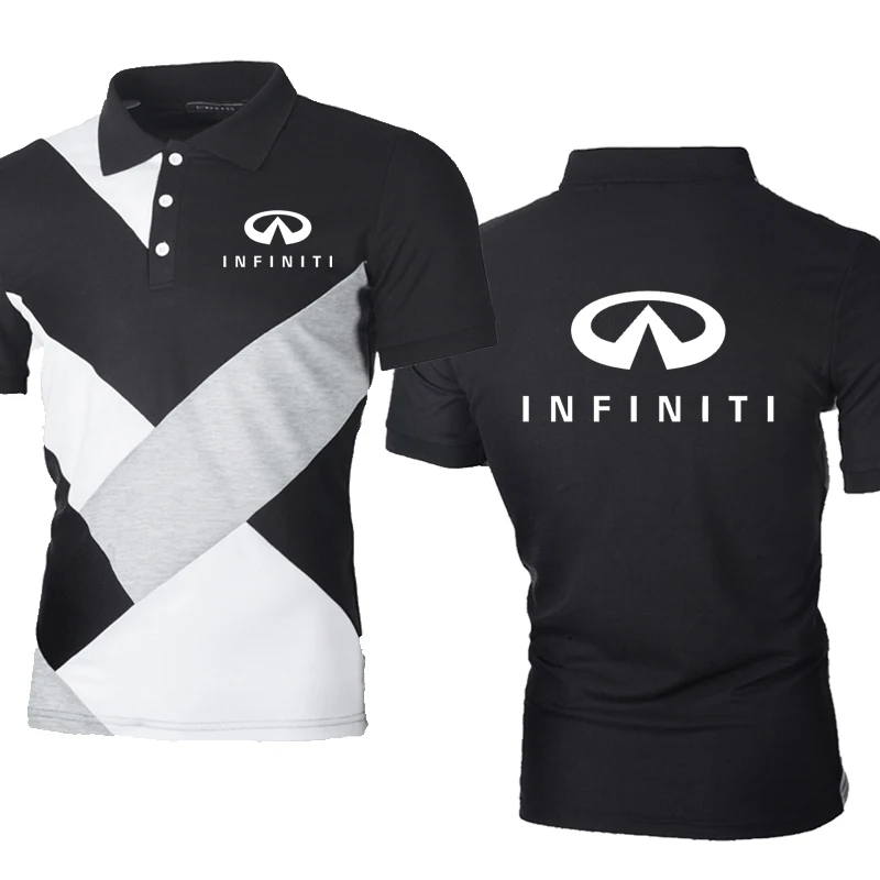 Summer Men's short sleeve Infiniti Car Logo Printing Fashion Casual trend Cotton Splicing High Quality Men's POLO shirt
Summer Men's short sleeve Infiniti Car Logo Printing Fashion Casual trend Cotton Splicing High Quality Men's POLO shirt