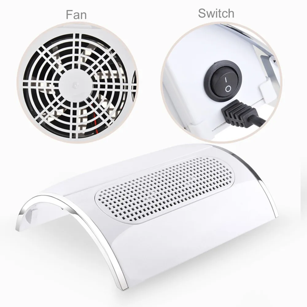 40W Nail Vacuum Cleaner Nail Suction Dust Collector 3 Fan Powerful Professional Manicure Machine Low Noise Nails Salon Art Tools 
40W Nail Vacuum Cleaner Nail Suction Dust Collector 3 Fan Powerful Professional Manicure Machine Low Noise Nails Salon Art Tools