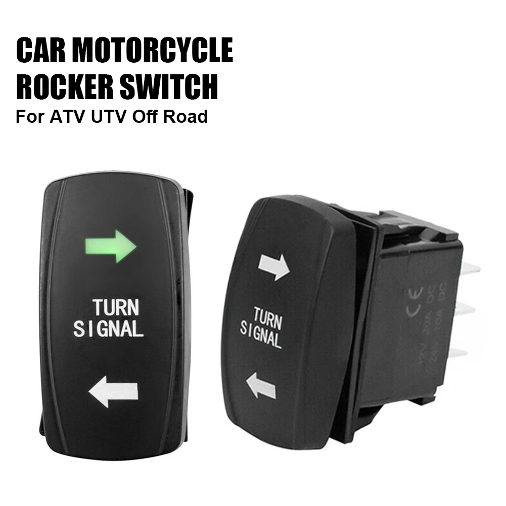 Universal 3Pin LED Car Motorcycle Rocker Switch Turn Signal Flasher Relay 3Pin Blinker Relay SPDT Green LED for ATV UTV Off Road
Universal 3Pin LED Car Motorcycle Rocker Switch Turn Signal Flasher Relay 3Pin Blinker Relay SPDT Green LED for ATV UTV Off Road