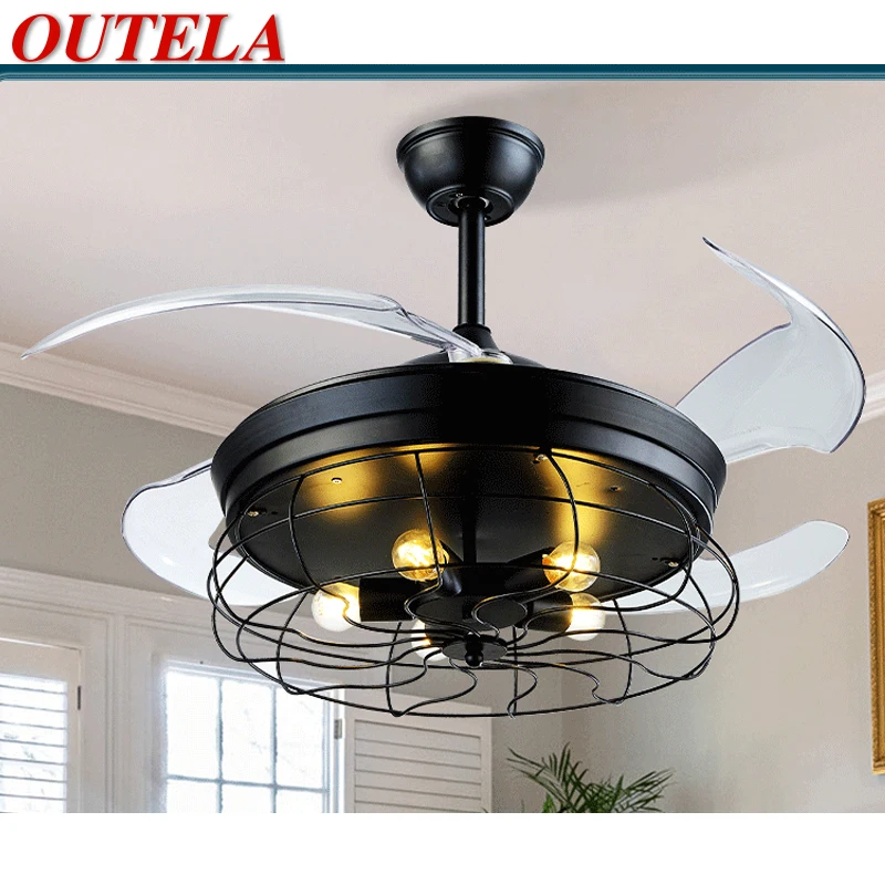 OUTELA Contemporary LED Ceiling Lamp With Fan Black Invisible Fan Blade 220V 110V For Home Dining Room Bedroom Restaurant
OUTELA Contemporary LED Ceiling Lamp With Fan Black Invisible Fan Blade 220V 110V For Home Dining Room Bedroom Restaurant