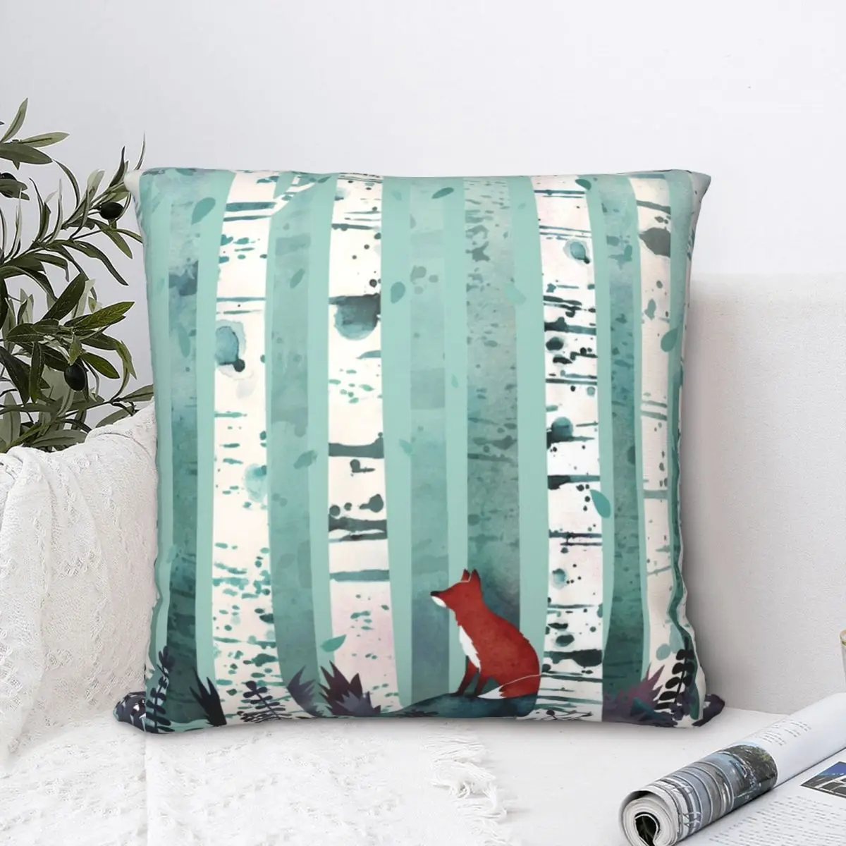 The Birches Square Pillowcase Cushion Cover Spoof Zipper Home Decorative Throw Pillow Case Home Simple 45*45cm
The Birches Square Pillowcase Cushion Cover Spoof Zipper Home Decorative Throw Pillow Case Home Simple 45*45cm