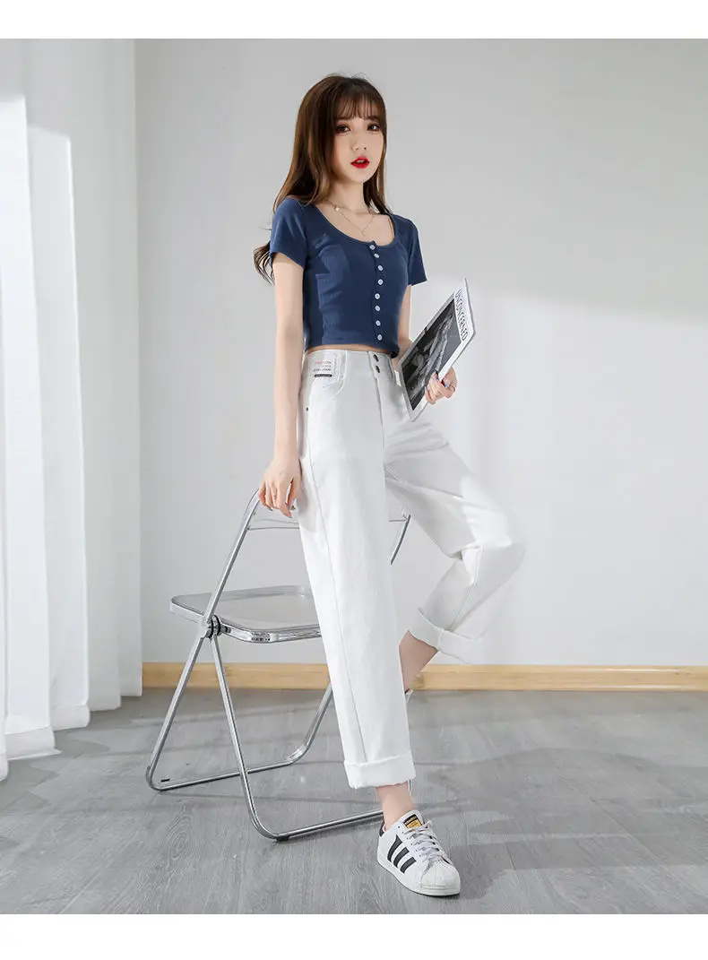 2021 Women's High Waist Jeans for Girls Desigual Baggy Jeans Mom Boyfriend Straight Stripe Drape Mopping Oversize Straight Pants
2021 Women's High Waist Jeans for Girls Desigual Baggy Jeans Mom Boyfriend Straight Stripe Drape Mopping Oversize Straight Pants