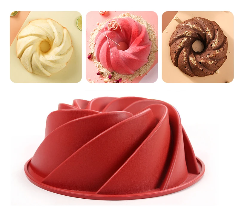 Large hollow round 9 inch chiffon cake mold gear plate, silicone cake mold, baking tool easy to release kitchen accessories
Large hollow round 9 inch chiffon cake mold gear plate, silicone cake mold, baking tool easy to release kitchen accessories