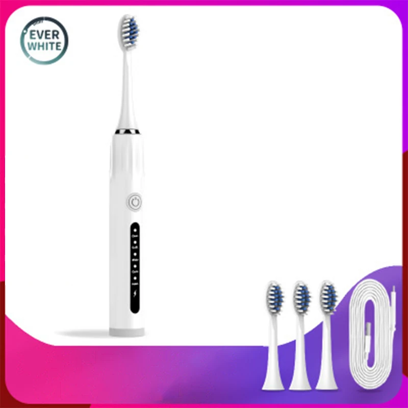 Sonic Electric Toothbrush USB Charging ,With 5 Levels of Adjustment IPX7 Grade Body Waterproof Apply to Adults And Children
Sonic Electric Toothbrush USB Charging ,With 5 Levels of Adjustment IPX7 Grade Body Waterproof Apply to Adults And Children