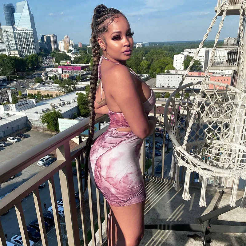 CIBBAR Summer Printing Hollow Out Mini Dress Women Clubwear Midnight Sexy Backless Bodycon Hip Package Dresses Streetwear 2021
CIBBAR Summer Printing Hollow Out Mini Dress Women Clubwear Midnight Sexy Backless Bodycon Hip Package Dresses Streetwear 2021