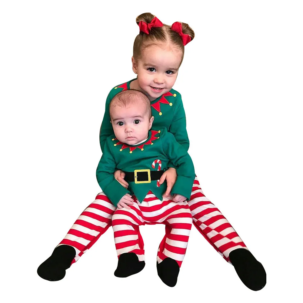 Christmas Baby Clothing Set for Boys Girls Soft Cotton Romper Set Newborn Sleepwear with Hat Baby Jumpsuit Kid Stripe Santa Set
Christmas Baby Clothing Set for Boys Girls Soft Cotton Romper Set Newborn Sleepwear with Hat Baby Jumpsuit Kid Stripe Santa Set