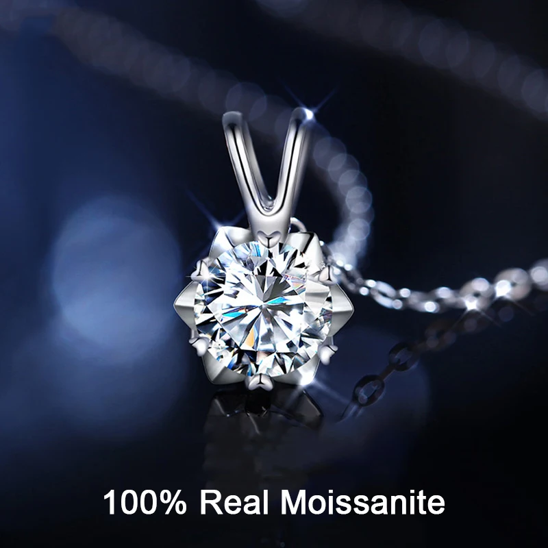 100% Real Moissanite Necklace 925 Sterling Silver Snowflake Lab Grown Diamond Necklace Jewelry For Women Jewelry Promise Gift
100% Real Moissanite Necklace 925 Sterling Silver Snowflake Lab Grown Diamond Necklace Jewelry For Women Jewelry Promise Gift