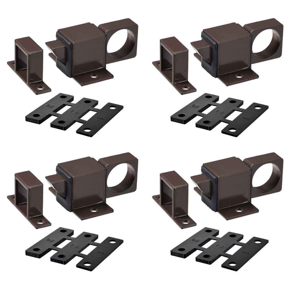 uxcell Door Bolt Latch, Aluminum Alloy Security Automatic Window Gate Spring Bounce Lock, 4 Pcs (Brown)
uxcell Door Bolt Latch, Aluminum Alloy Security Automatic Window Gate Spring Bounce Lock, 4 Pcs (Brown)