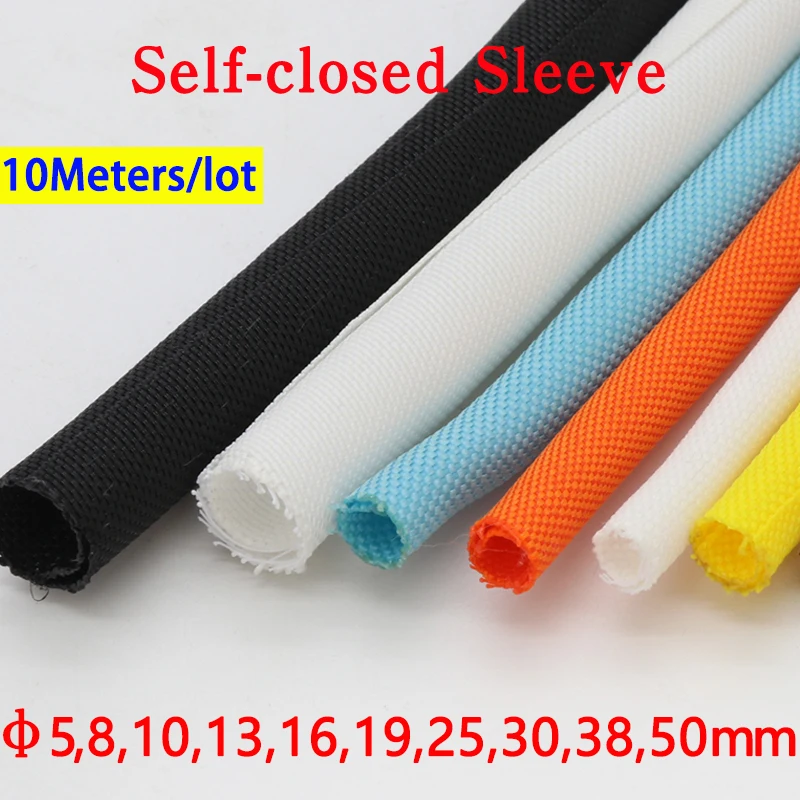 10M Multicolor Dia 5 8 10 13 16 19 25 30 38 50 mm PET Self-close Sleeve for AIO flexible Insulated Expandable Braided Nyloy Tube
10M Multicolor Dia 5 8 10 13 16 19 25 30 38 50 mm PET Self-close Sleeve for AIO flexible Insulated Expandable Braided Nyloy Tube