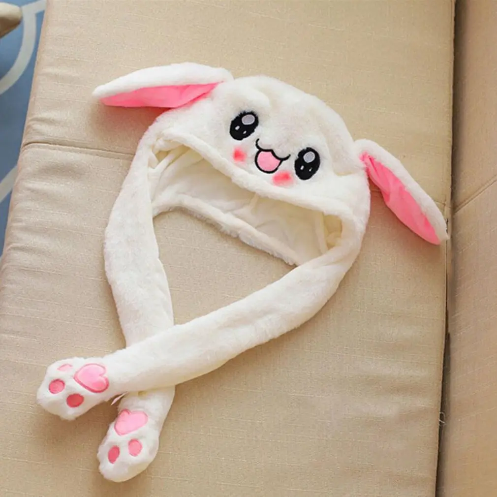 Girls Animals Ear Moving Jumping Hats Children Women Warm Plush Rabbit Winter Caps Kids Cute Bunny Fuzzy Pinch Airbag Funny Hats
Girls Animals Ear Moving Jumping Hats Children Women Warm Plush Rabbit Winter Caps Kids Cute Bunny Fuzzy Pinch Airbag Funny Hats