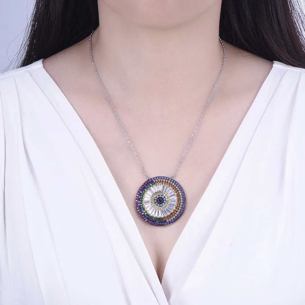 New European and American jewelry necklace ring set round Turkish blue eyes gold and silver factory wholesale
New European and American jewelry necklace ring set round Turkish blue eyes gold and silver factory wholesale