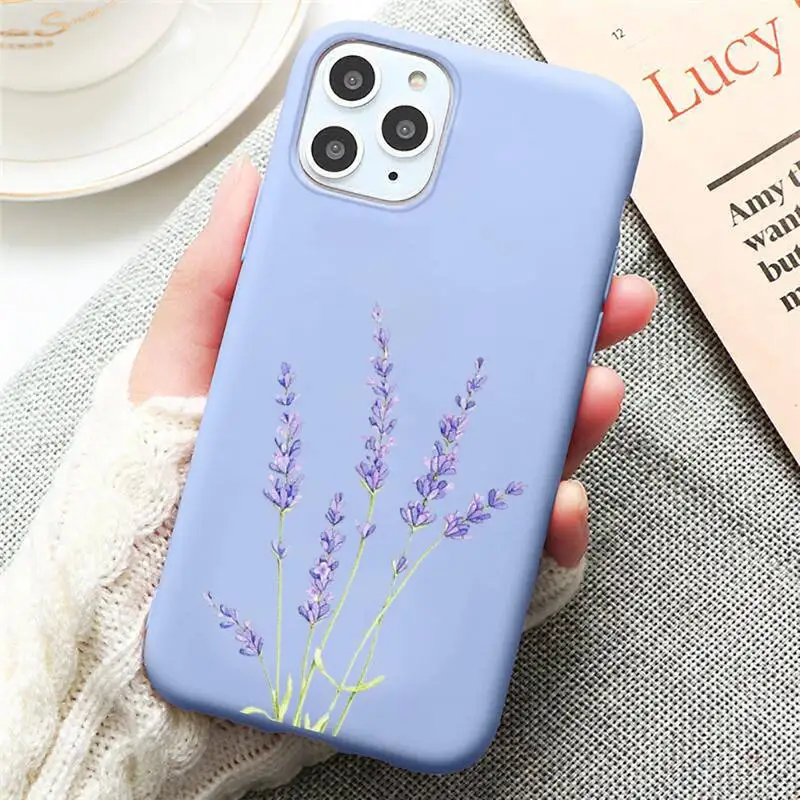 Lavender Purple Flowers pattern Phone Case Candy Color for iPhone 6 7 8 11 12 s mini pro X XS XR MAX Plus
Lavender Purple Flowers pattern Phone Case Candy Color for iPhone 6 7 8 11 12 s mini pro X XS XR MAX Plus