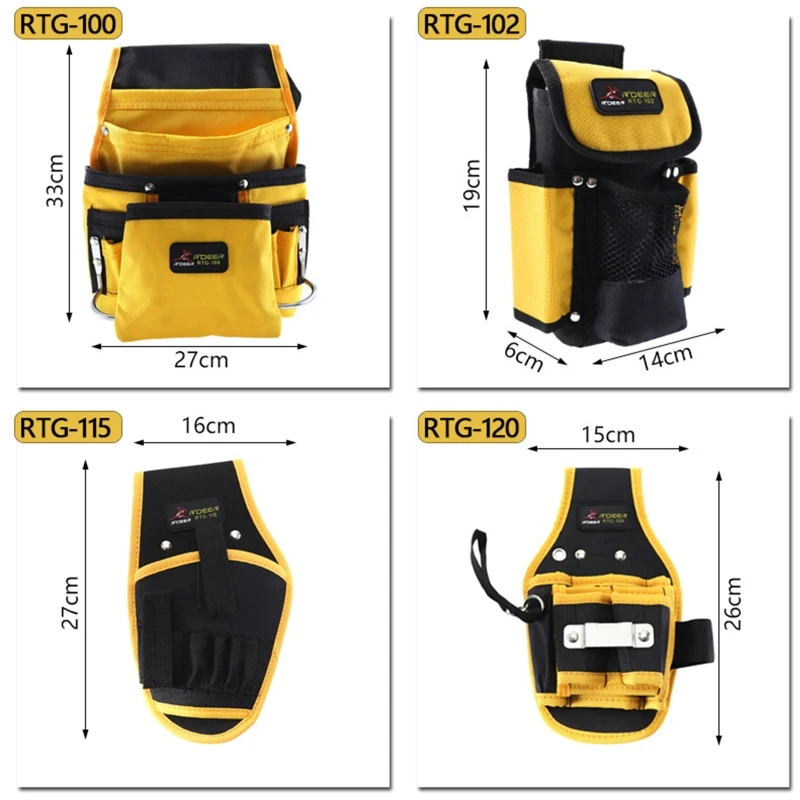 Multi-functional Oxford Cloth Electrician Tools Bag Waist Pouch Belt Storage Holder Toolkit Tote Organizer
Multi-functional Oxford Cloth Electrician Tools Bag Waist Pouch Belt Storage Holder Toolkit Tote Organizer
