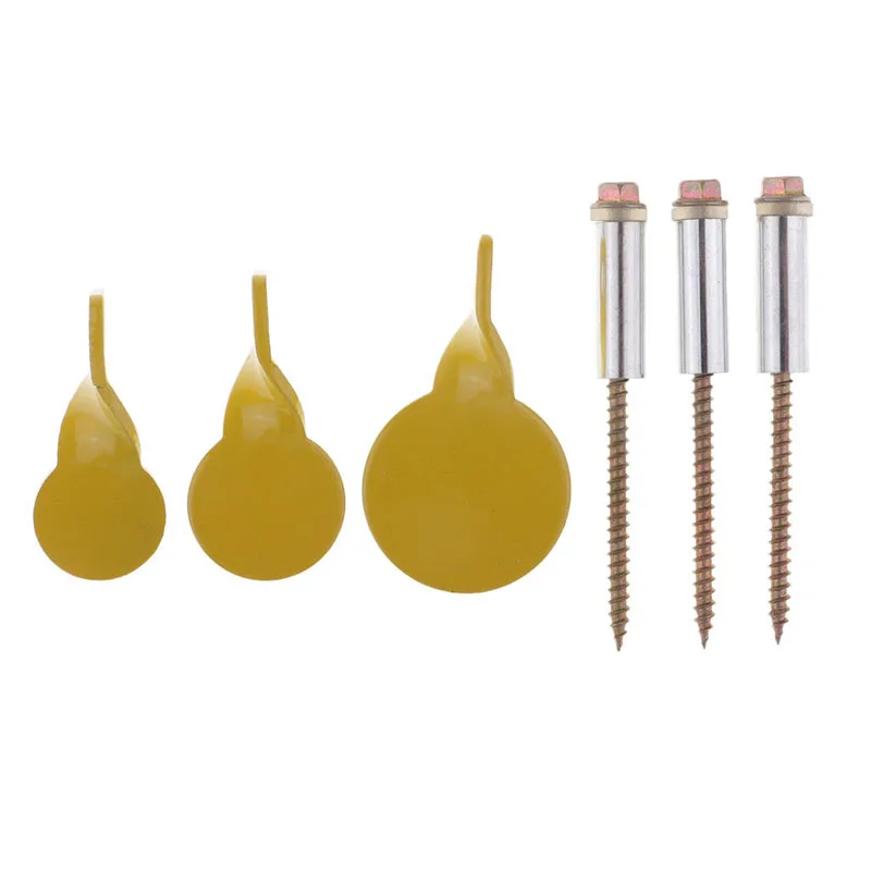 3pcs/Set Metal Shooting Spinner Plinking Target Hanging On Tree Screws 2.5/3/4cm With Round Target Plate For Shooting Trainning
3pcs/Set Metal Shooting Spinner Plinking Target Hanging On Tree Screws 2.5/3/4cm With Round Target Plate For Shooting Trainning