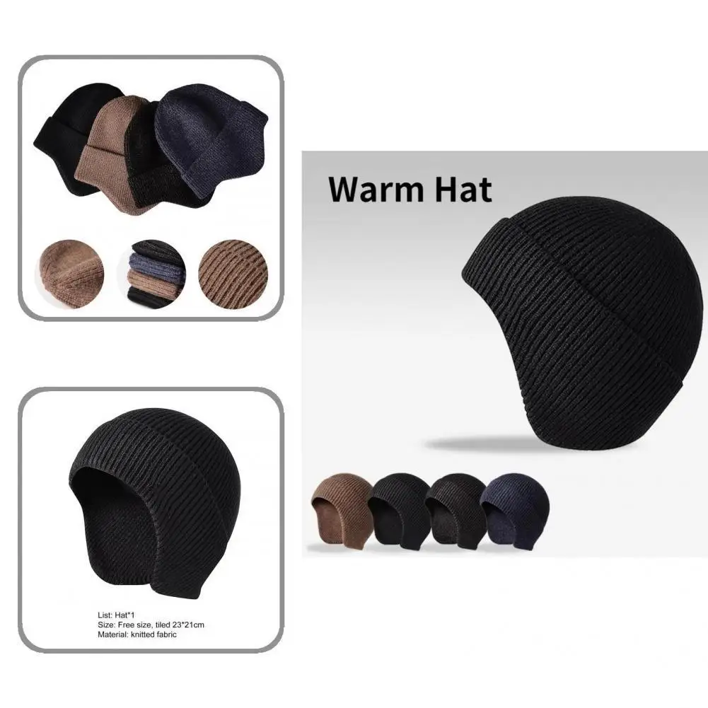 4 Colors Casual Anti-Scratch Knitted Men Hat with Earflaps Men Hats Wear-Resistant for Sports
4 Colors Casual Anti-Scratch Knitted Men Hat with Earflaps Men Hats Wear-Resistant for Sports