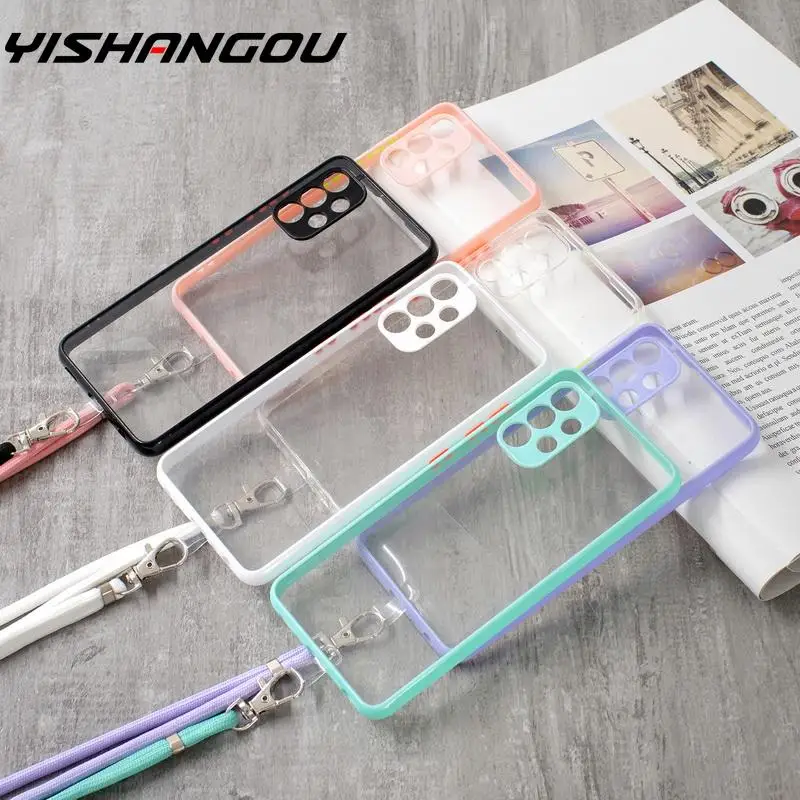 Strap Cord Chain Necklace Lanyard Clear Case For Xiaomi Redmi Note 10 9 s 8 Pro 9T Mi 11 Poco X3 Pro F3 M3 Neck Rope Soft Cover
Strap Cord Chain Necklace Lanyard Clear Case For Xiaomi Redmi Note 10 9 s 8 Pro 9T Mi 11 Poco X3 Pro F3 M3 Neck Rope Soft Cover