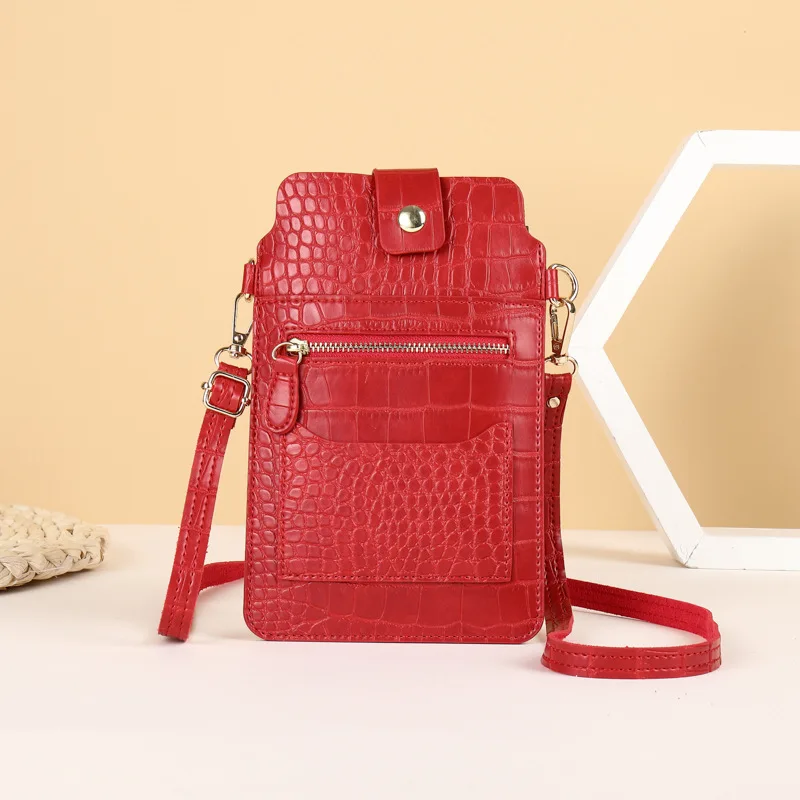YUECIMIE Women Crossbody Phone Bag With Touch Screen Red Crocodile Pattern Mini Ladies Shoulder Purse Bag Small Female Wallet
YUECIMIE Women Crossbody Phone Bag With Touch Screen Red Crocodile Pattern Mini Ladies Shoulder Purse Bag Small Female Wallet