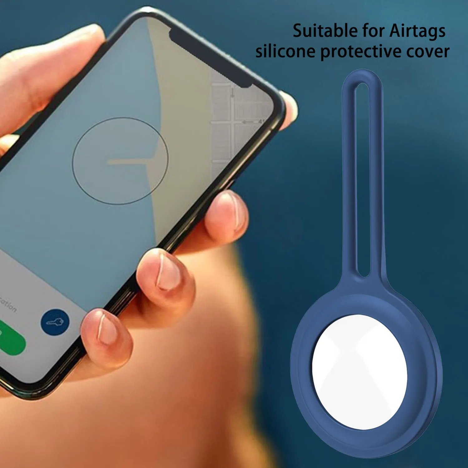 New For Apple Airtags Liquid Silicone Protective Sleeve For Apple Locator Tracker Anti-lost Device Keychain Protective Sleeve
New For Apple Airtags Liquid Silicone Protective Sleeve For Apple Locator Tracker Anti-lost Device Keychain Protective Sleeve