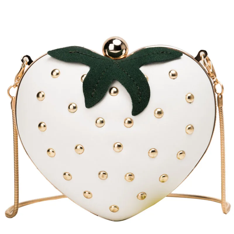 Women Shoulder Bag Strawberry Design Clutches Bag Women Red Rivet Chain Crossbody Bag High Quality Dinner Bag For Ladies #20
Women Shoulder Bag Strawberry Design Clutches Bag Women Red Rivet Chain Crossbody Bag High Quality Dinner Bag For Ladies #20