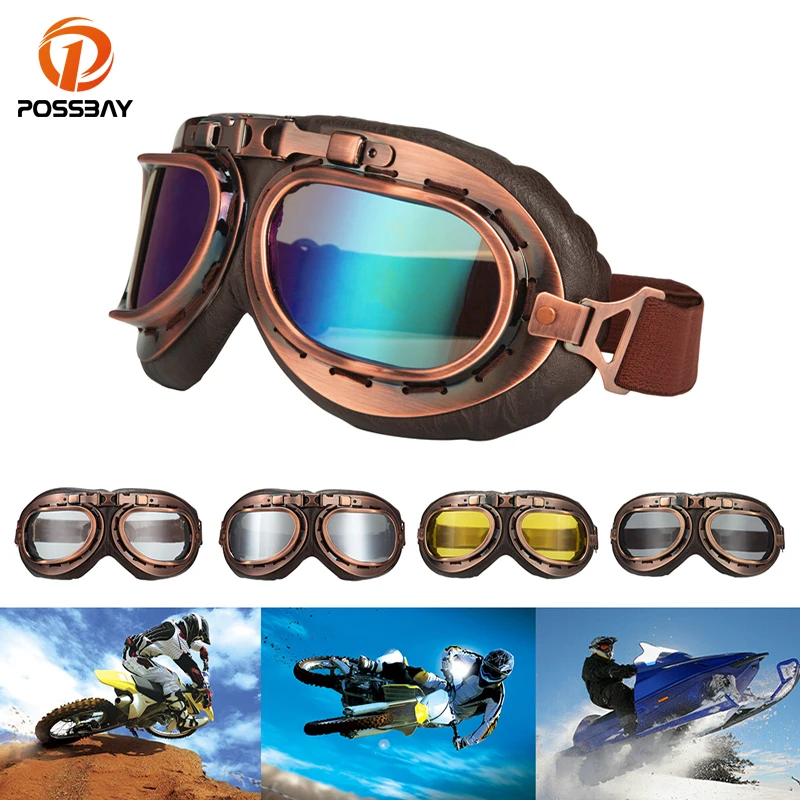 Steampunk Motorcycle Glasses Vintage Motocross Dirt Bike Gliding Ski Goggles Windproof Outdoor Sunglasses Motorcycle Accessories
Steampunk Motorcycle Glasses Vintage Motocross Dirt Bike Gliding Ski Goggles Windproof Outdoor Sunglasses Motorcycle Accessories