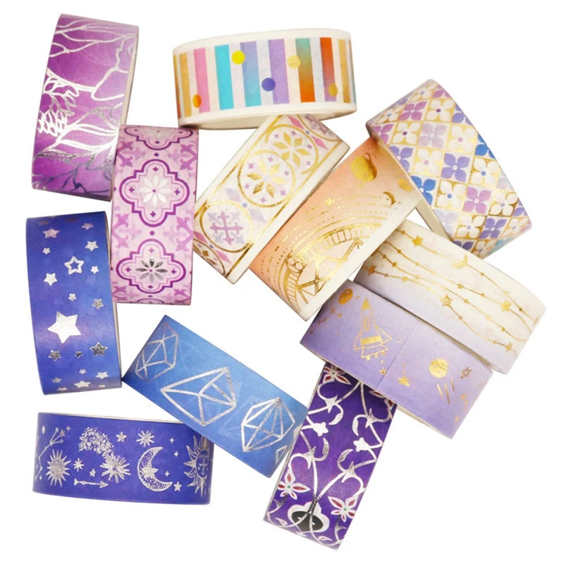 12 Rolls/Set Washi Tape Starry Night Masking Tape Decorative Adhesive Tape for Sticker Scrapbooking Bullet Journals Diary DIY
12 Rolls/Set Washi Tape Starry Night Masking Tape Decorative Adhesive Tape for Sticker Scrapbooking Bullet Journals Diary DIY