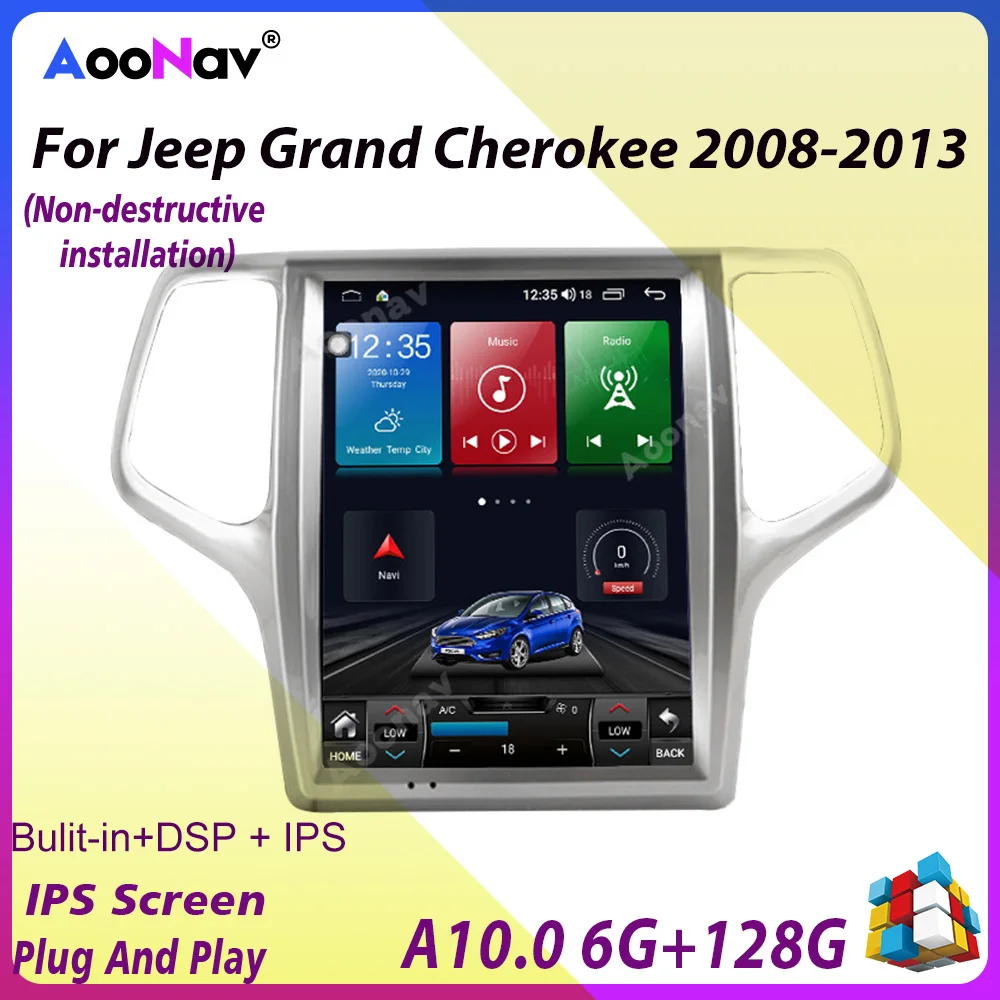 Vertical Screen Car Radio Multimedia Player For JEEP Grand Cherokee 2008-2013 Android GPS Navigation Stereo Head Unit Receiver
Vertical Screen Car Radio Multimedia Player For JEEP Grand Cherokee 2008-2013 Android GPS Navigation Stereo Head Unit Receiver