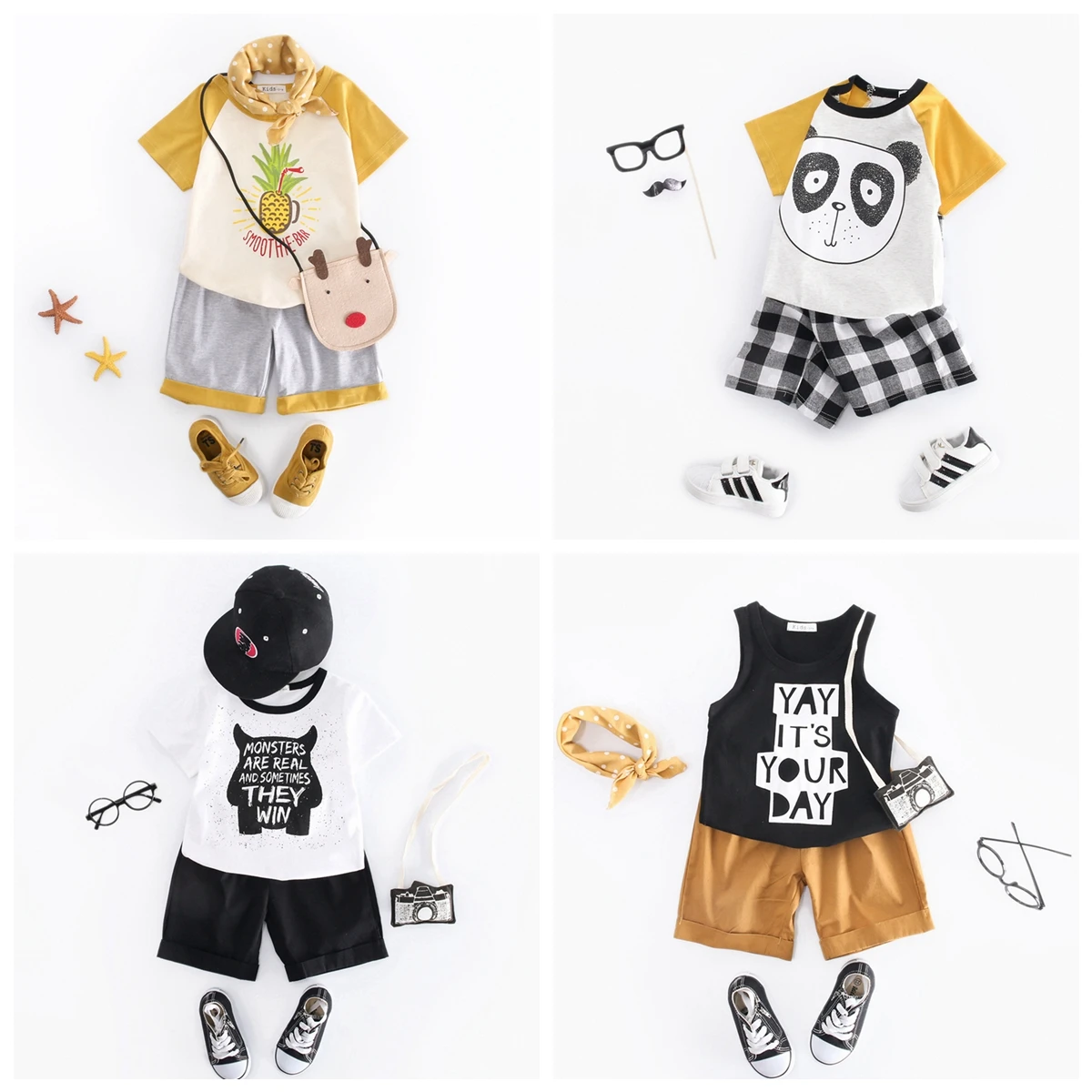 Sanlutoz Summer Boys Clothing Sets Cotton Toddler Boys Clothes Fashion Cartoon Children Clothing Sets 2pcs
Sanlutoz Summer Boys Clothing Sets Cotton Toddler Boys Clothes Fashion Cartoon Children Clothing Sets 2pcs