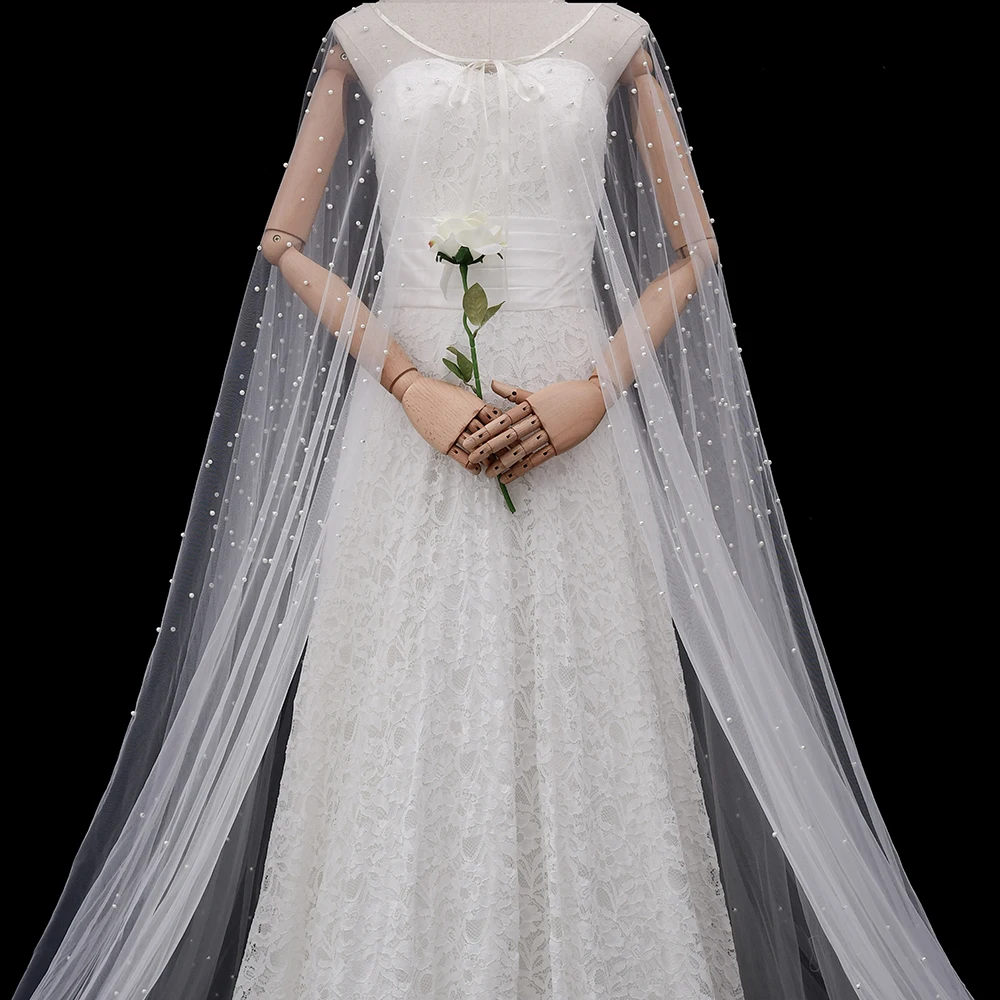 G17 Long Train Shawls Women's Long Capes for Wedding Party 3 M Pearl Chiffon Bridal Shawls Wraps for Formal Party Women's cape
G17 Long Train Shawls Women's Long Capes for Wedding Party 3 M Pearl Chiffon Bridal Shawls Wraps for Formal Party Women's cape