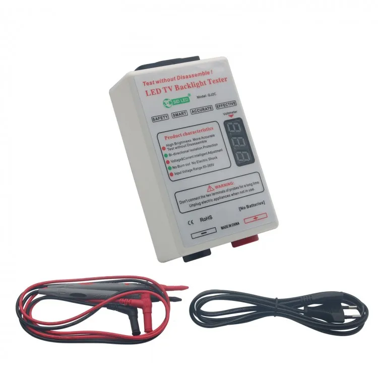 LED LCD TV Backlight Tester Meter Tool Lamp Beads Detector Repair GJ2C 0-275V Output
LED LCD TV Backlight Tester Meter Tool Lamp Beads Detector Repair GJ2C 0-275V Output
