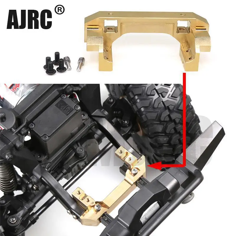 Copper front bumper mounting attachment forward servo mounting bracket for 1/10 RC TRX-4 servo repositioning Counterweig
Copper front bumper mounting attachment forward servo mounting bracket for 1/10 RC TRX-4 servo repositioning Counterweig