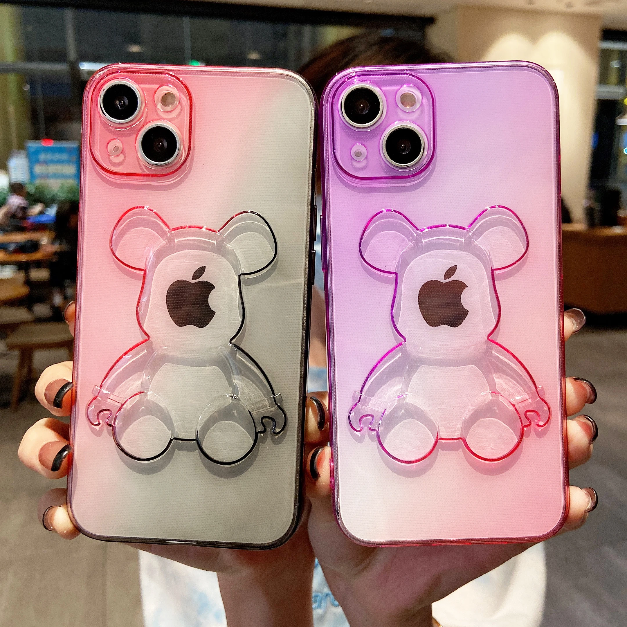 Cute Bear Gradient Colorful Phone Case for iPhone 13 Mini 12 11 Pro Xs Max SE 2020 8 7 Plus X Xr Luxury Shockproof Clear Cover
Cute Bear Gradient Colorful Phone Case for iPhone 13 Mini 12 11 Pro Xs Max SE 2020 8 7 Plus X Xr Luxury Shockproof Clear Cover