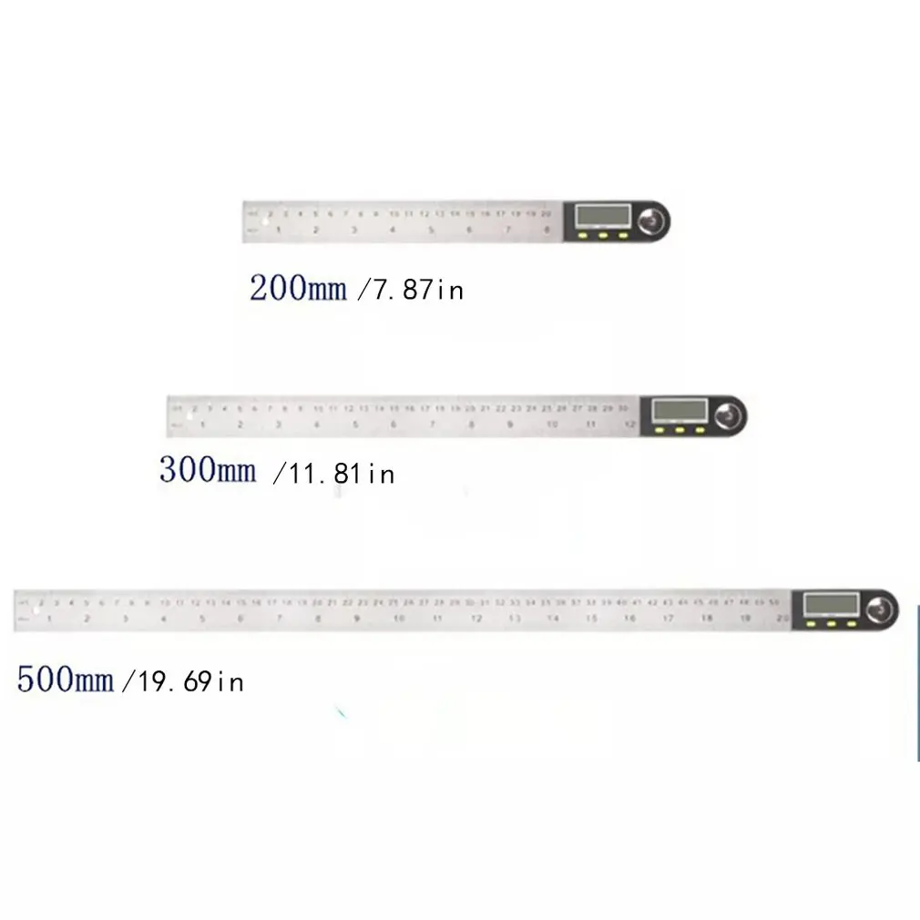 Digital Protractor 200mm/300mm Digital Angle Finder Protractor Ruler Meter Inclinometer Goniometer Level Electronic Angle Gauge
Digital Protractor 200mm/300mm Digital Angle Finder Protractor Ruler Meter Inclinometer Goniometer Level Electronic Angle Gauge