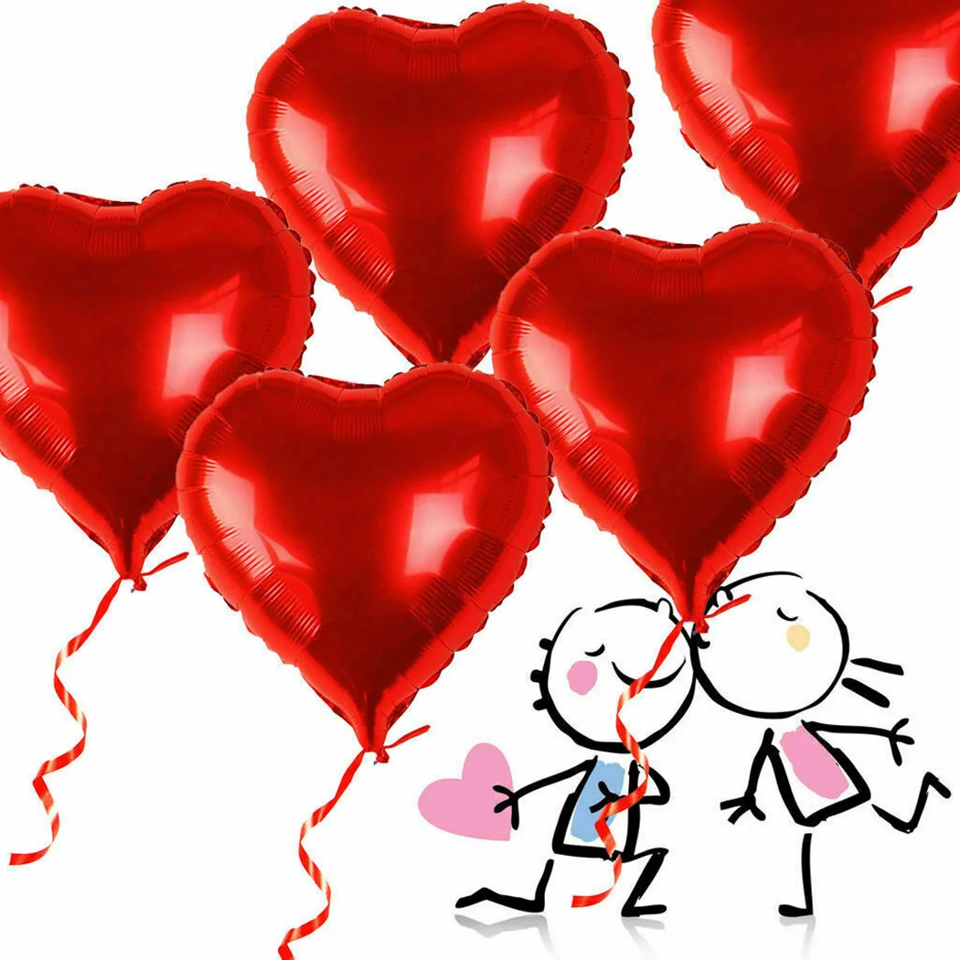 10/20 Pcs Red Heart Love Foil Helium Balloons Wedding Party Decration Valentine Day Rose Gold Heart Foil Balloon
10/20 Pcs Red Heart Love Foil Helium Balloons Wedding Party Decration Valentine Day Rose Gold Heart Foil Balloon
