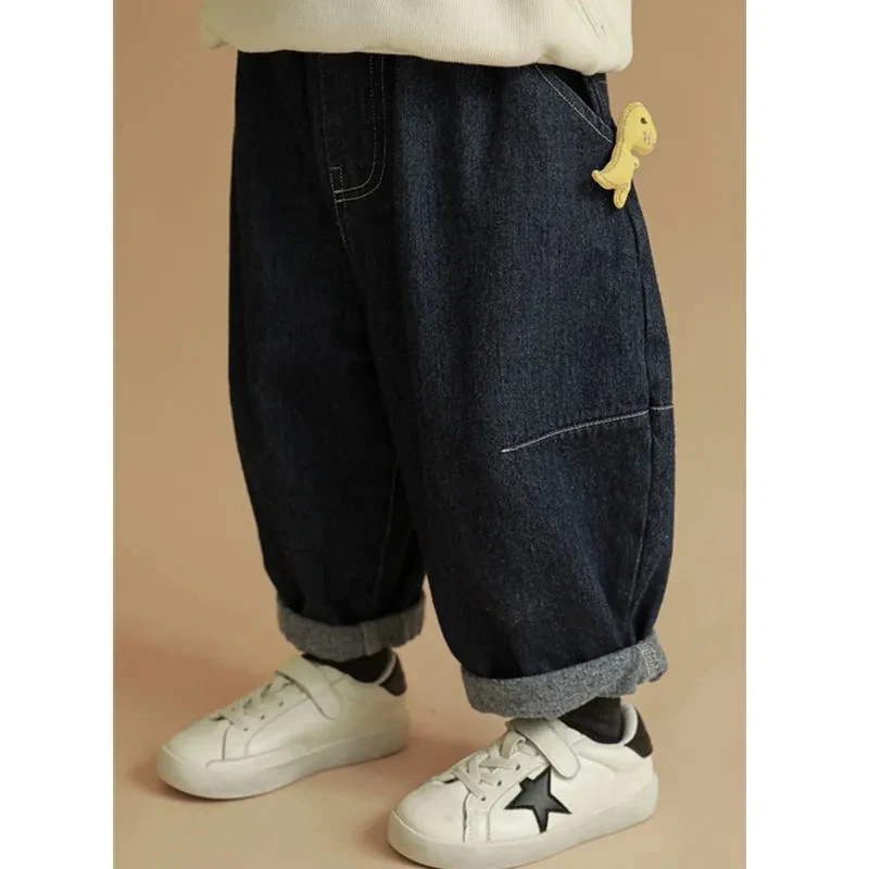 Boys jeans loose pants new children's Korean long pants baby autumn spring pants children's boys fashion casual trousers P4 478
Boys jeans loose pants new children's Korean long pants baby autumn spring pants children's boys fashion casual trousers P4 478