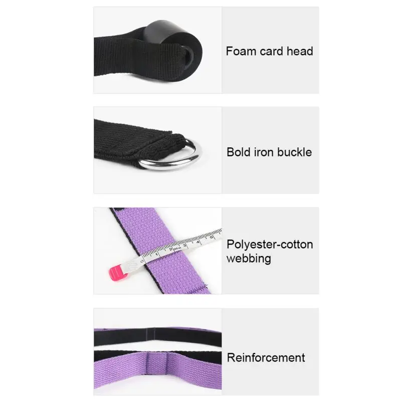 Yoga Stretch Strap Elastic Latin Dance Stretching Band Aerial Yoga Pilates Gym Fitness Exercise Resistance Belt
Yoga Stretch Strap Elastic Latin Dance Stretching Band Aerial Yoga Pilates Gym Fitness Exercise Resistance Belt